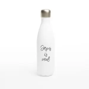 Edelstahl-Wasserflasche »Jesus is real«