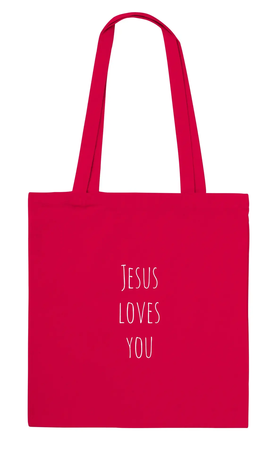 Tragetasche »Jesus loves you« – Bild 8