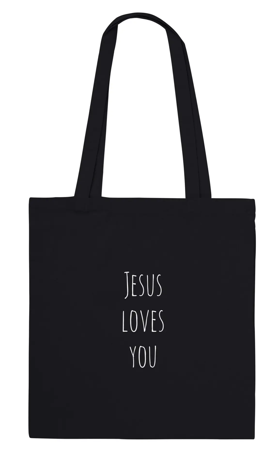 Tragetasche »Jesus loves you« – Bild 6