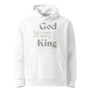 Unisex-Kapuzenpullover »God is my King«
